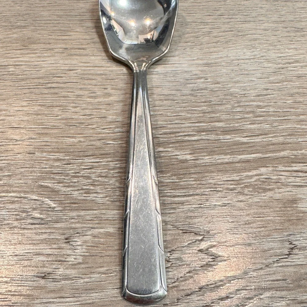 Vintage Imperial Stainless USA Sugar Serving Spoon Lady‎ Duff Kitchen Flatware